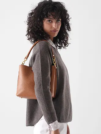 GIANNI CHIARINI | Ledertasche - Hobo Bag ARETHA | camel